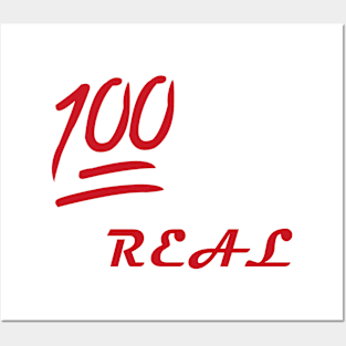 100% Real / No Fakes Allowed Posters and Art